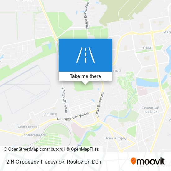 2-Й Строевой Переулок map