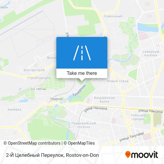 2-Й Целебный Переулок map