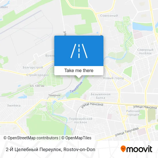 2-Й Целебный Переулок map