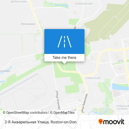 2-Я Акварельная Улица map