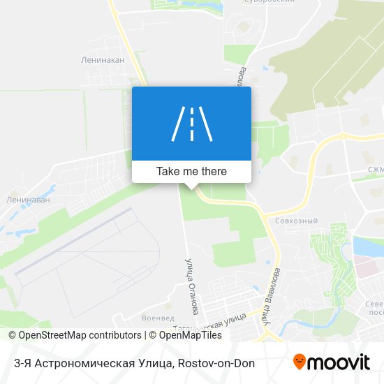 3-Я Астрономическая Улица map