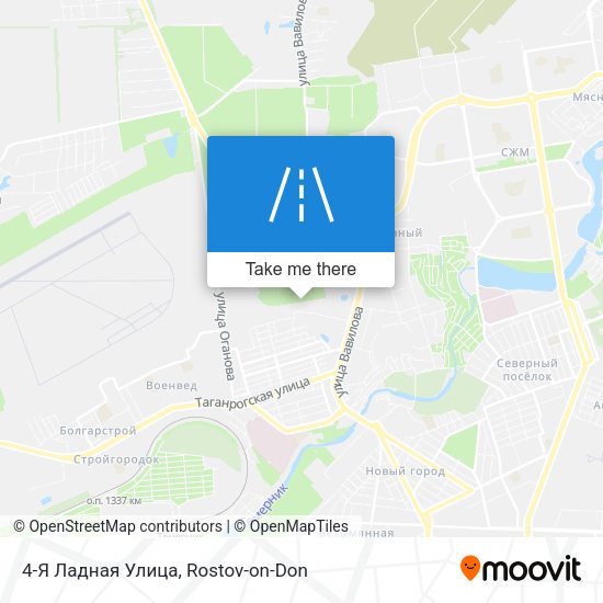 4-Я Ладная Улица map