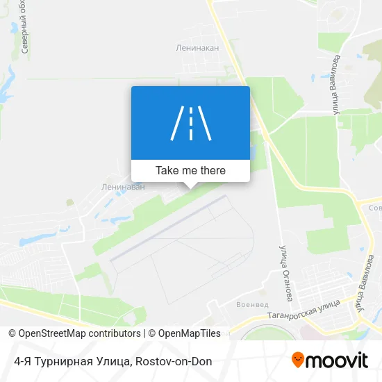 4-Я Турнирная Улица map