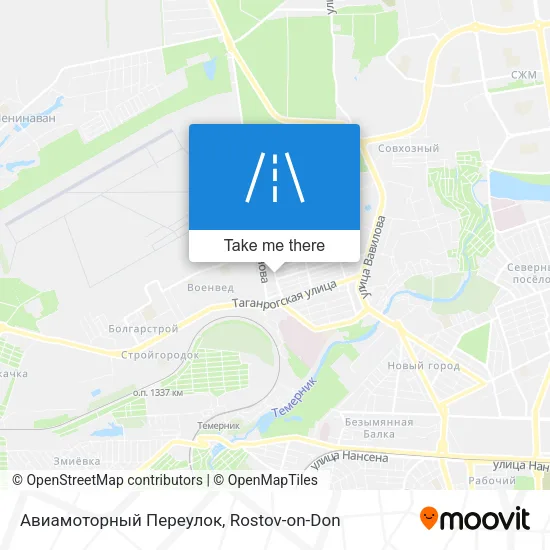 Авиамоторный Переулок map