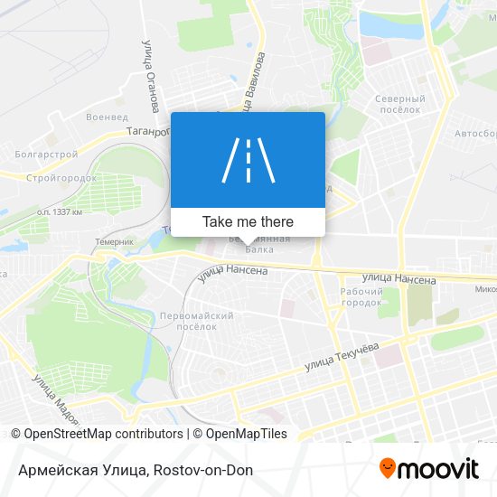 Армейская Улица map
