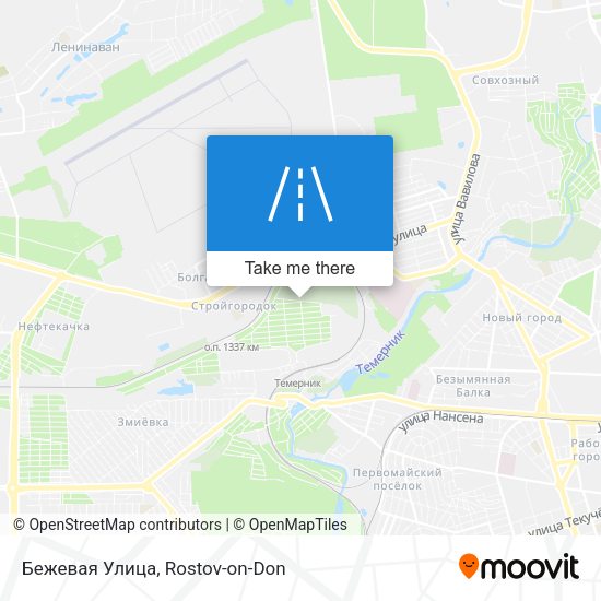 Бежевая Улица map