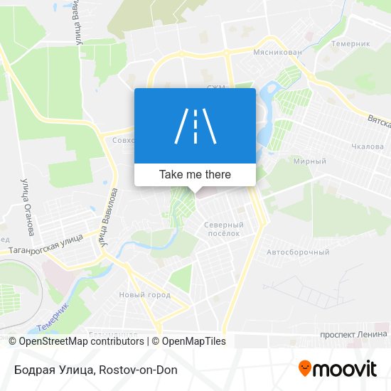 Бодрая Улица map