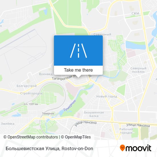 Большевистская Улица map