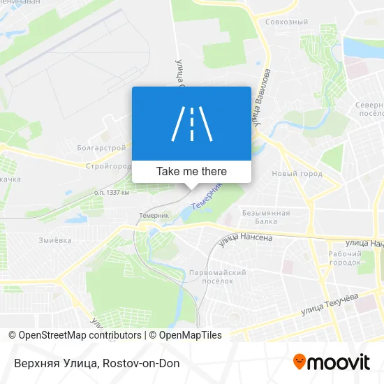 Верхняя Улица map