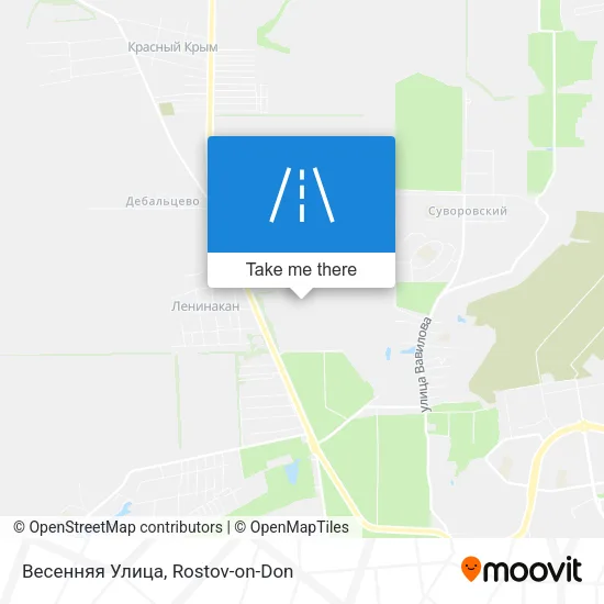 Весенняя Улица map