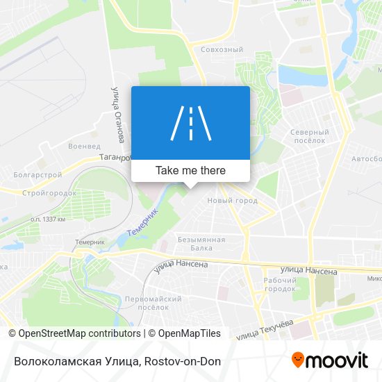 Волоколамская Улица map