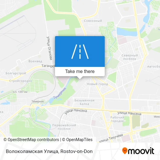 Волоколамская Улица map