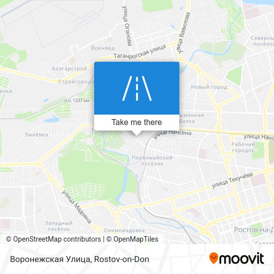 Воронежская Улица map