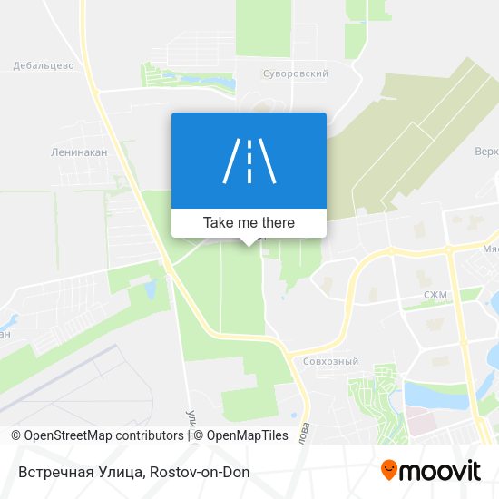 Встречная Улица map