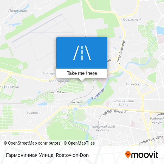 Гармоничная Улица map