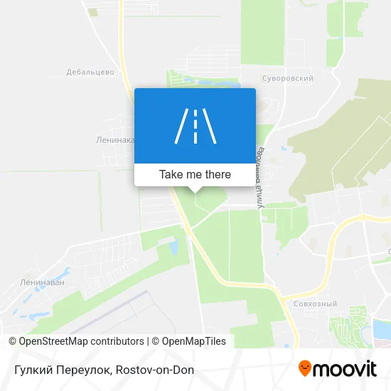 Гулкий Переулок map