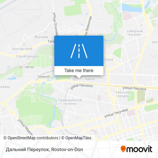 Дальний Переулок map