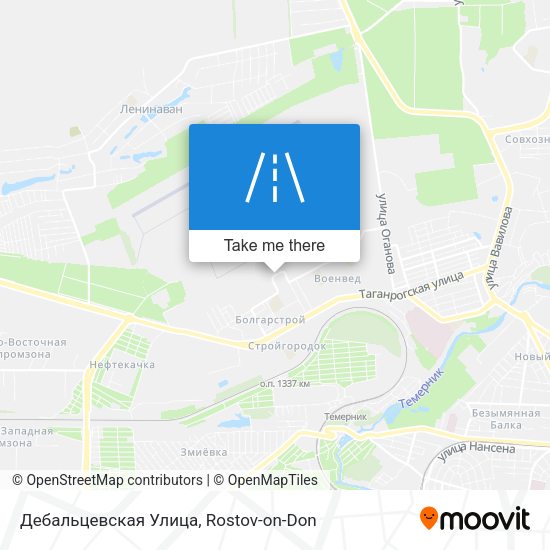 Дебальцевская Улица map