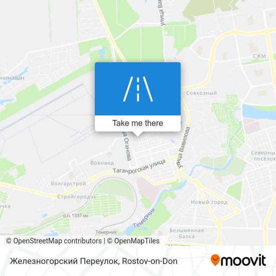 Железногорский Переулок map
