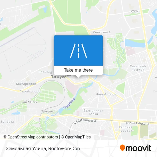 Земельная Улица map