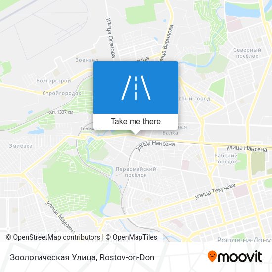 Зоологическая Улица map
