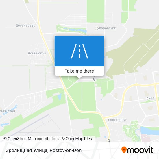 Зрелищная Улица map