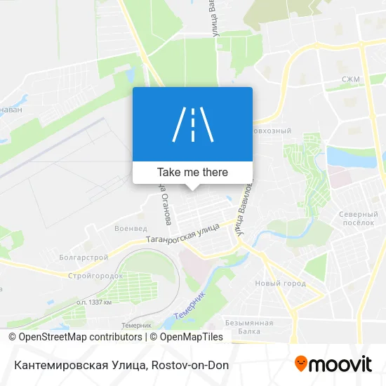 Кантемировская Улица map