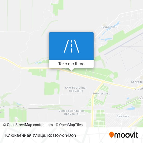 Клюквенная Улица map