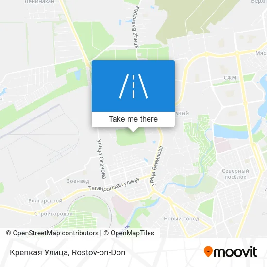 Крепкая Улица map