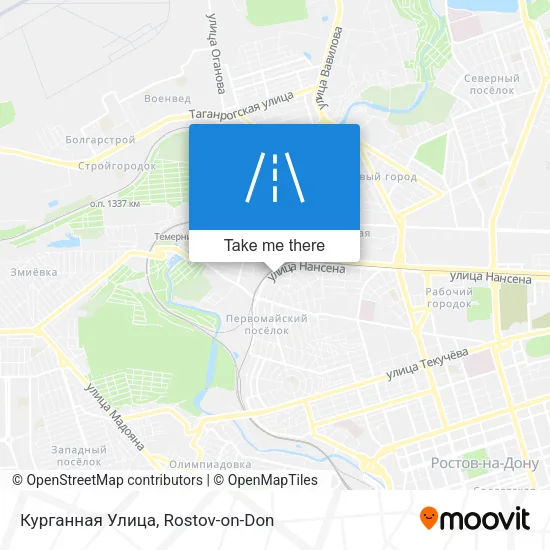 Курганная Улица map
