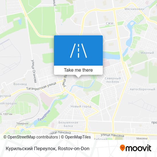 Курильский Переулок map