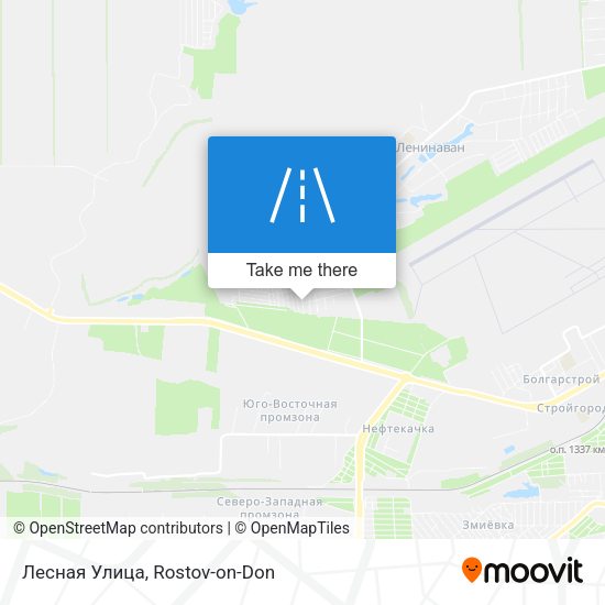 Лесная Улица map