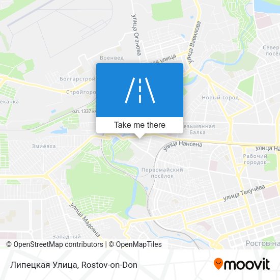 Липецкая Улица map