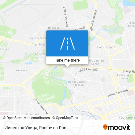 Липецкая Улица map