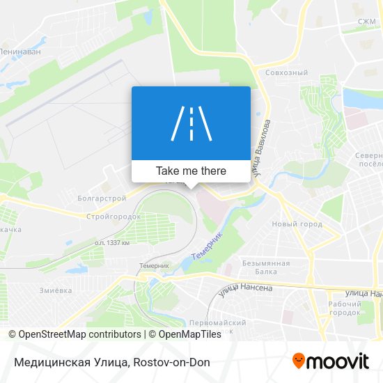 Медицинская Улица map
