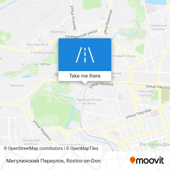 Мигулинский Переулок map