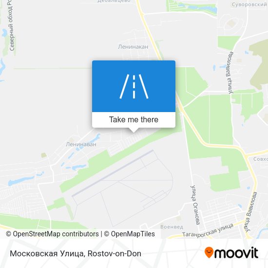 Московская Улица map