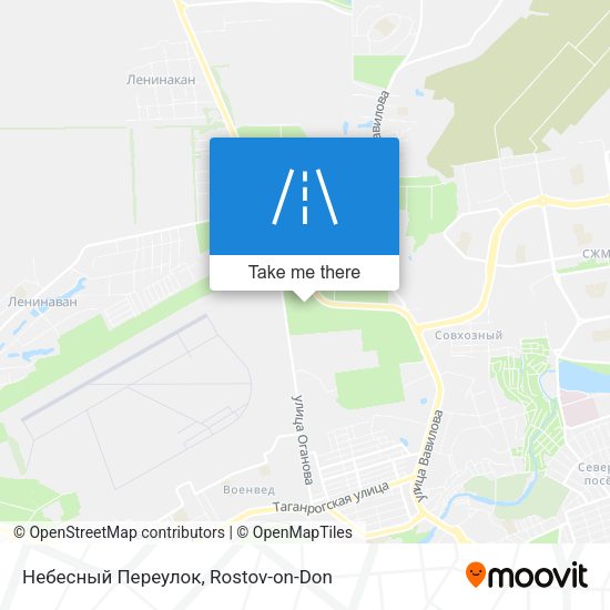 Небесный Переулок map