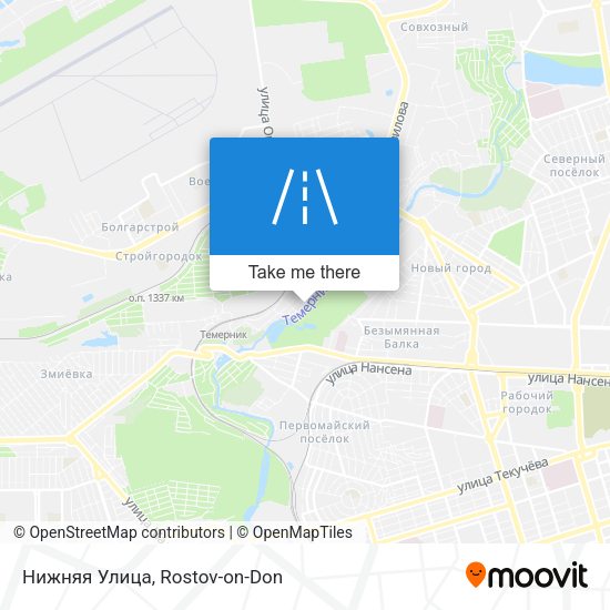 Нижняя Улица map