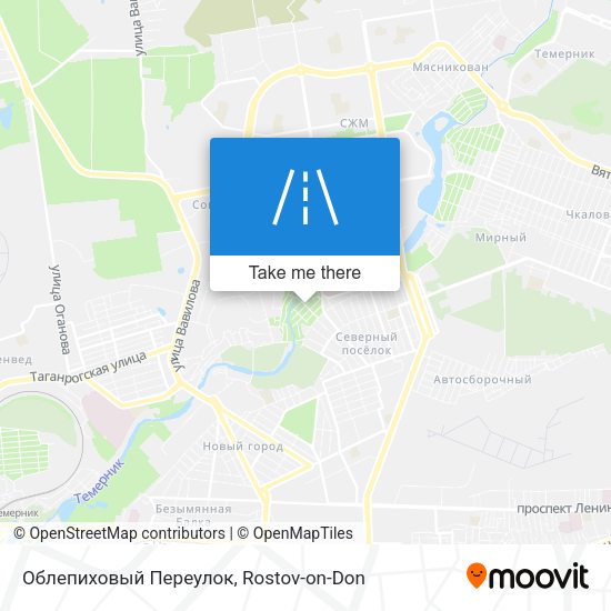 Облепиховый Переулок map