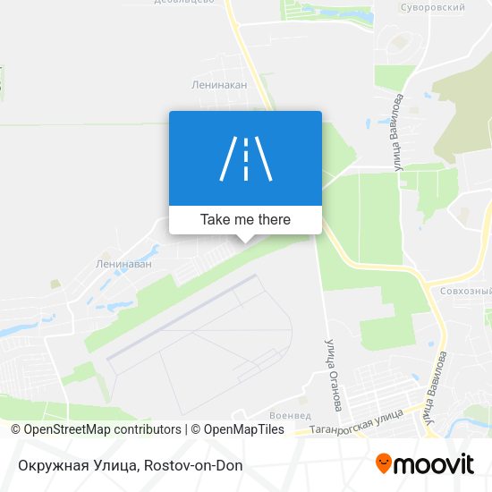 Окружная Улица map
