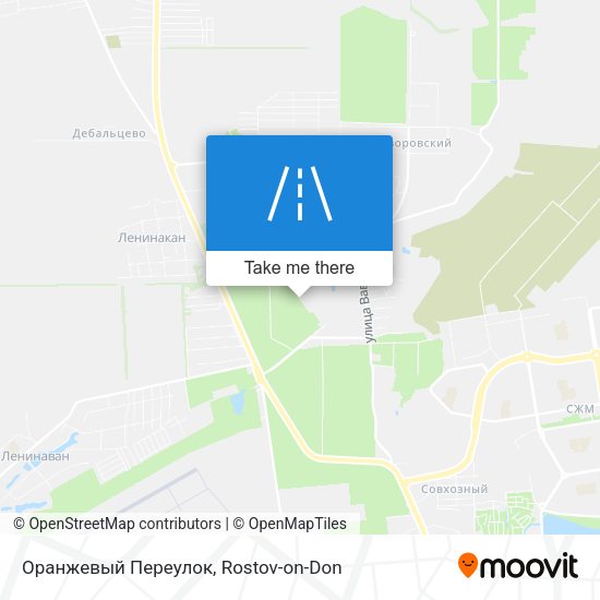 Оранжевый Переулок map