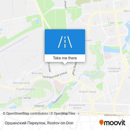 Оршанский Переулок map