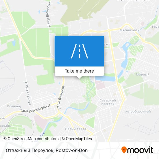 Отважный Переулок map
