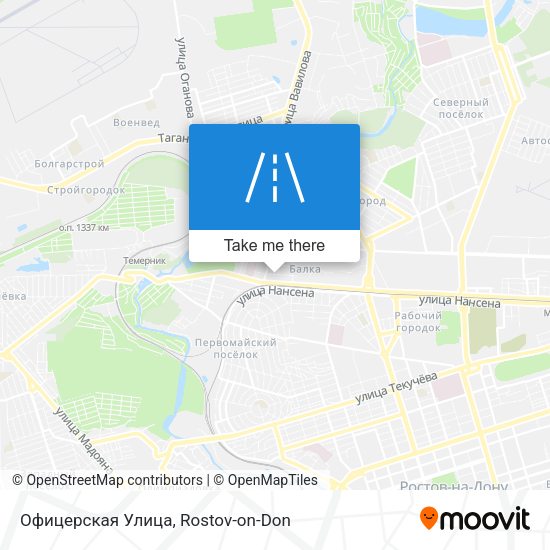 Офицерская Улица map