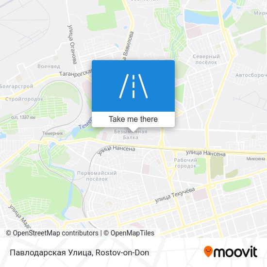 Павлодарская Улица map