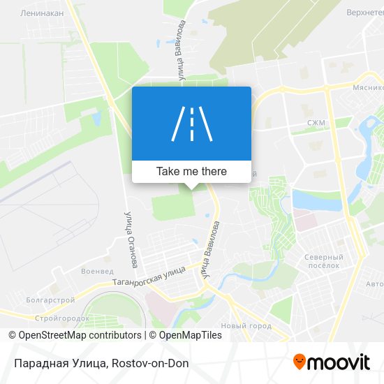 Парадная Улица map