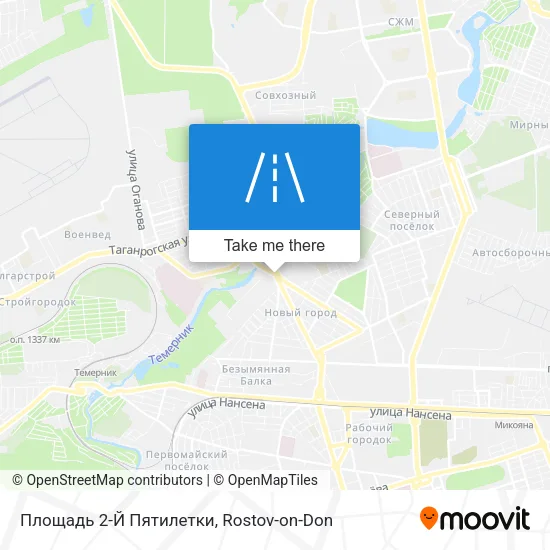 Площадь 2-Й Пятилетки map