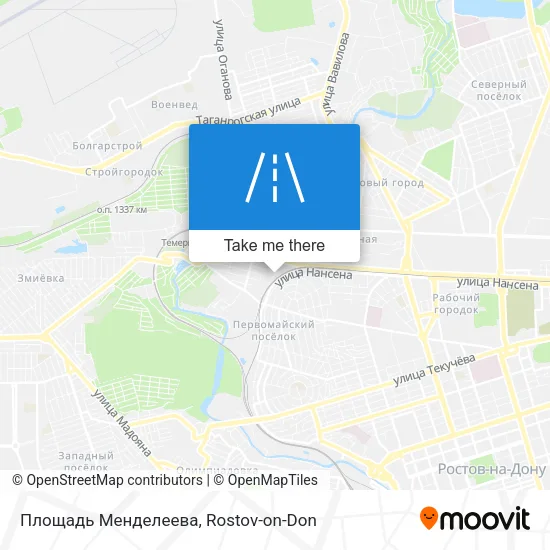 Площадь Менделеева map