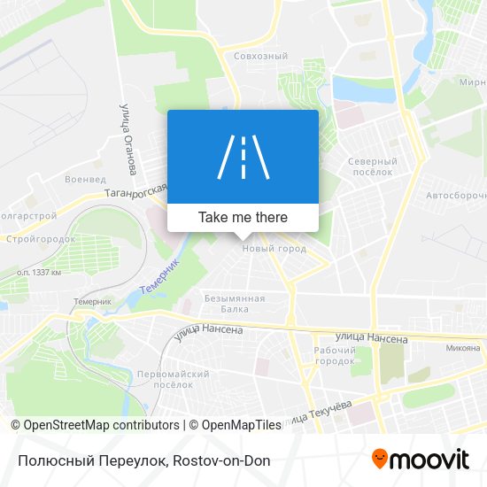 Полюсный Переулок map